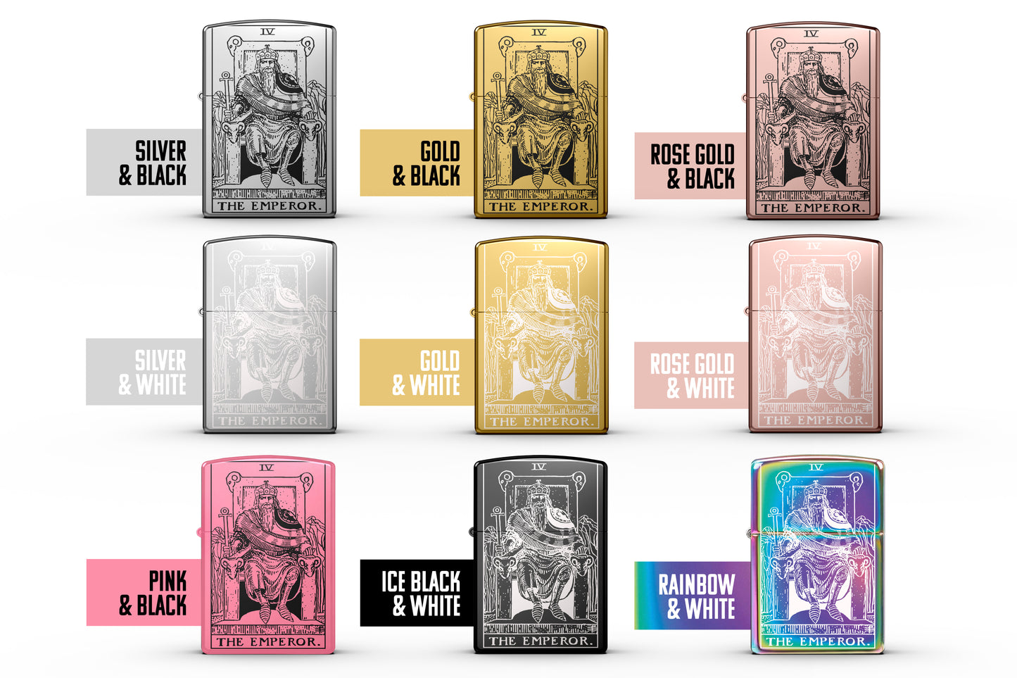 The Emperor Tarot Card Lighter