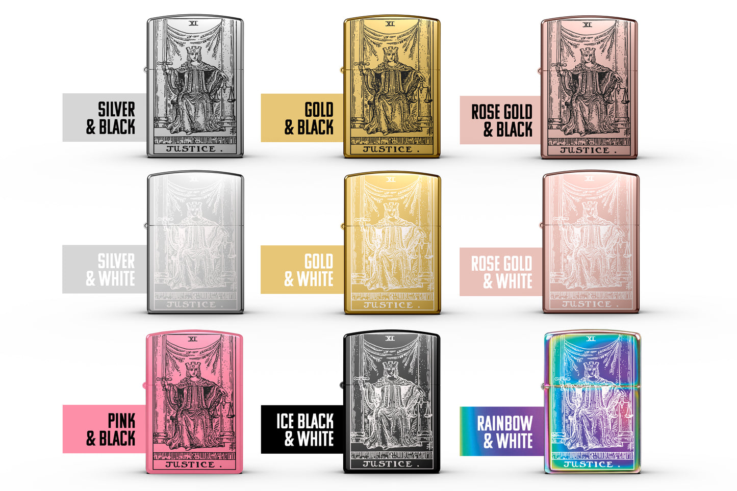 Justice Tarot Card Lighter