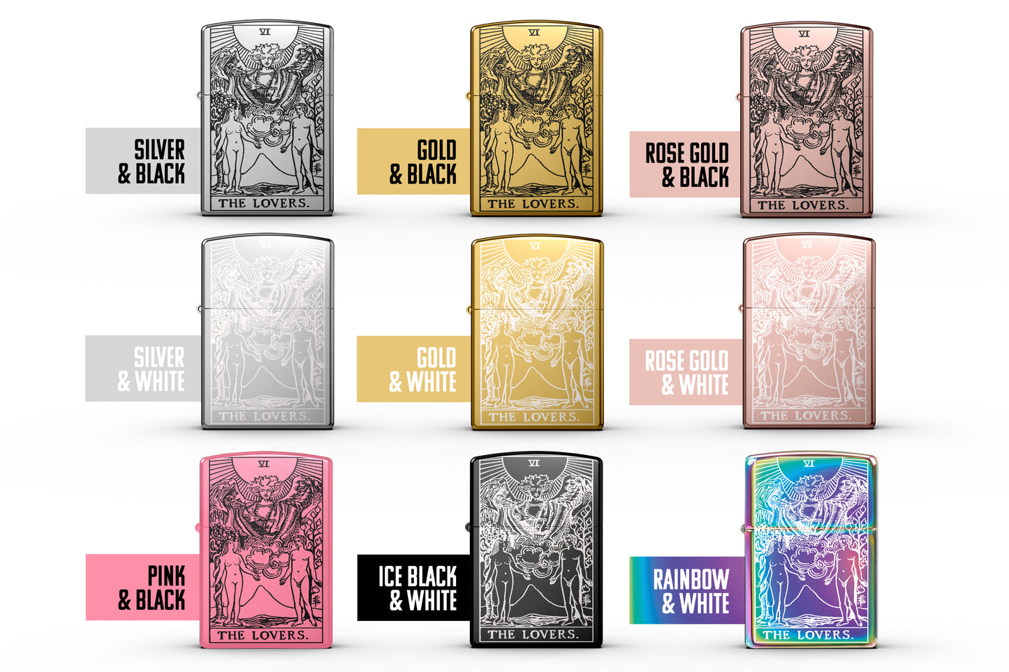 The Lovers Tarot Card Lighter