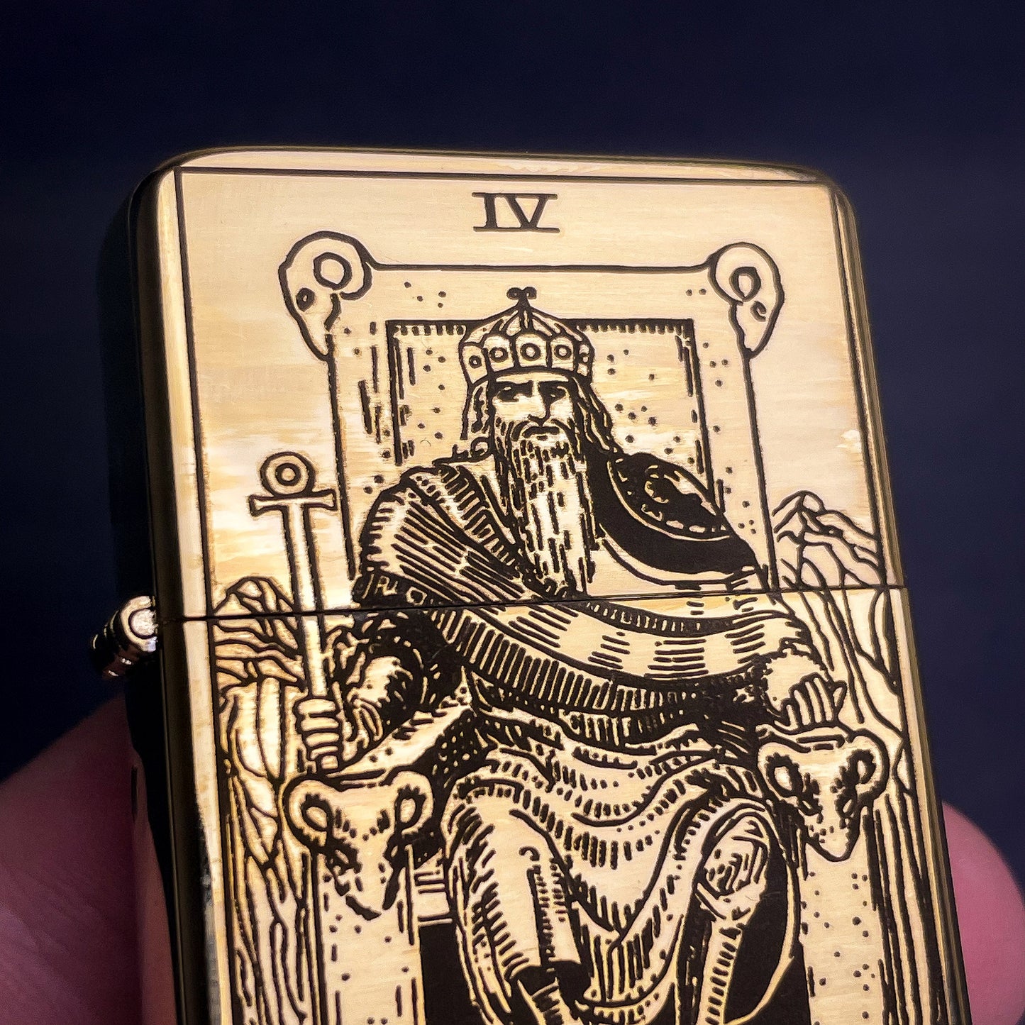 The Emperor Tarot Card Lighter