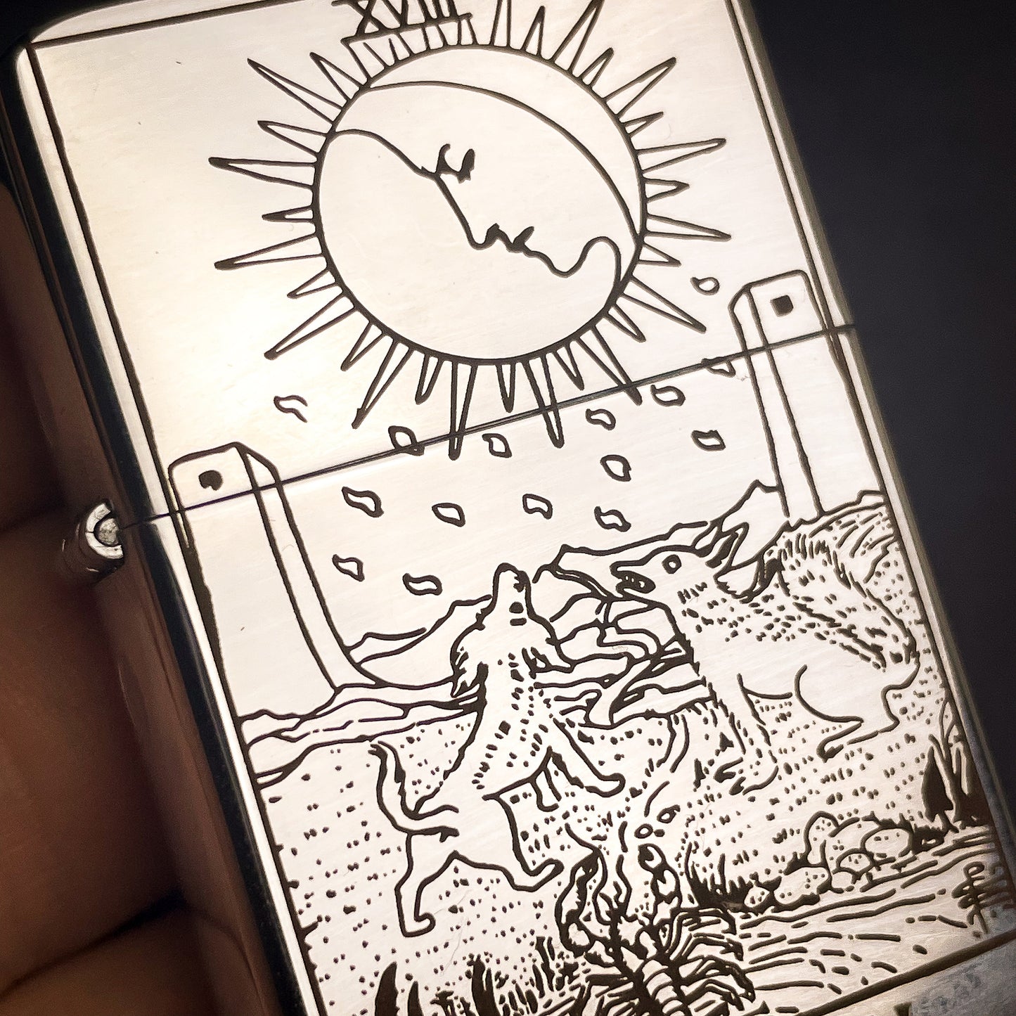 The Moon Tarot Card Lighter