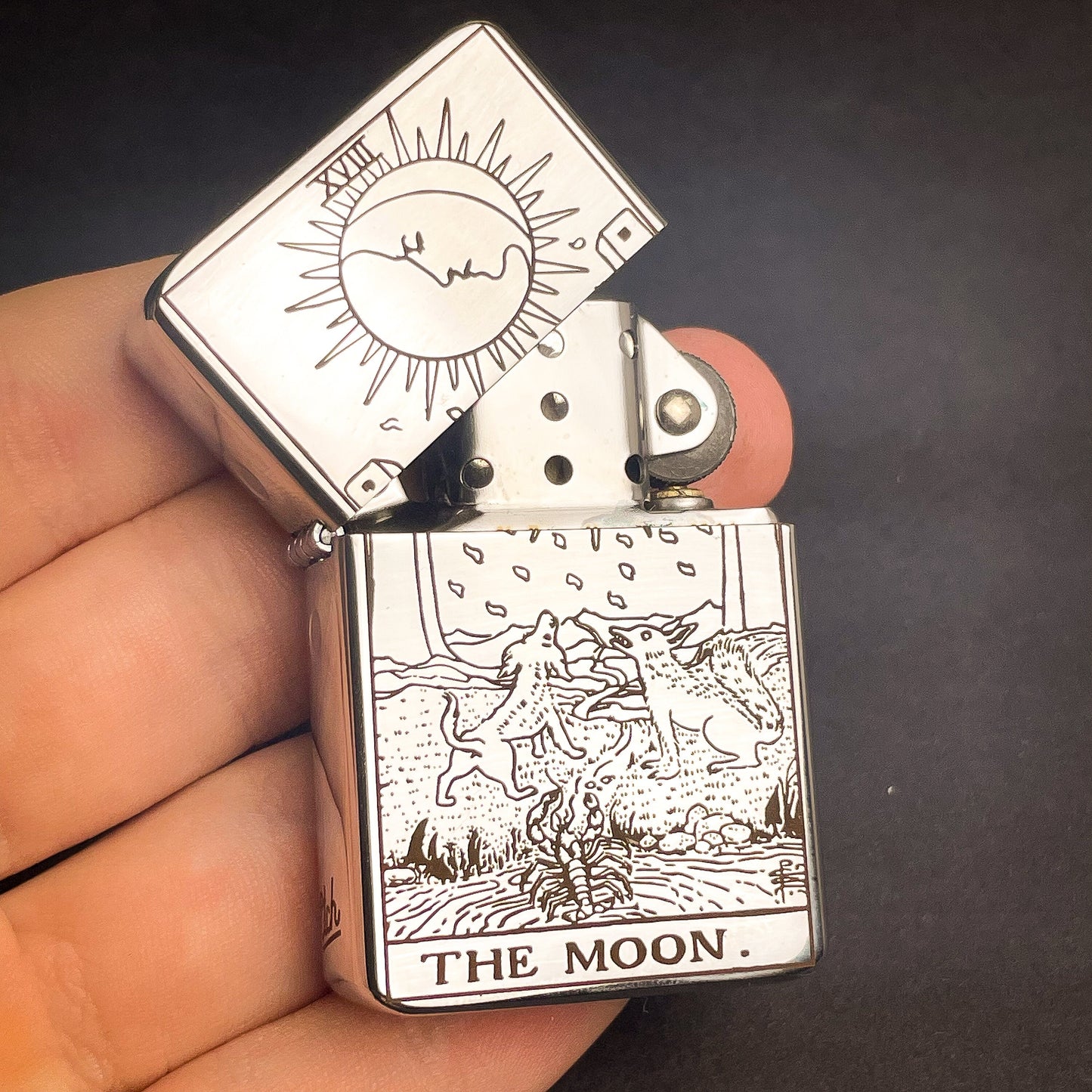 The Moon Tarot Card Lighter