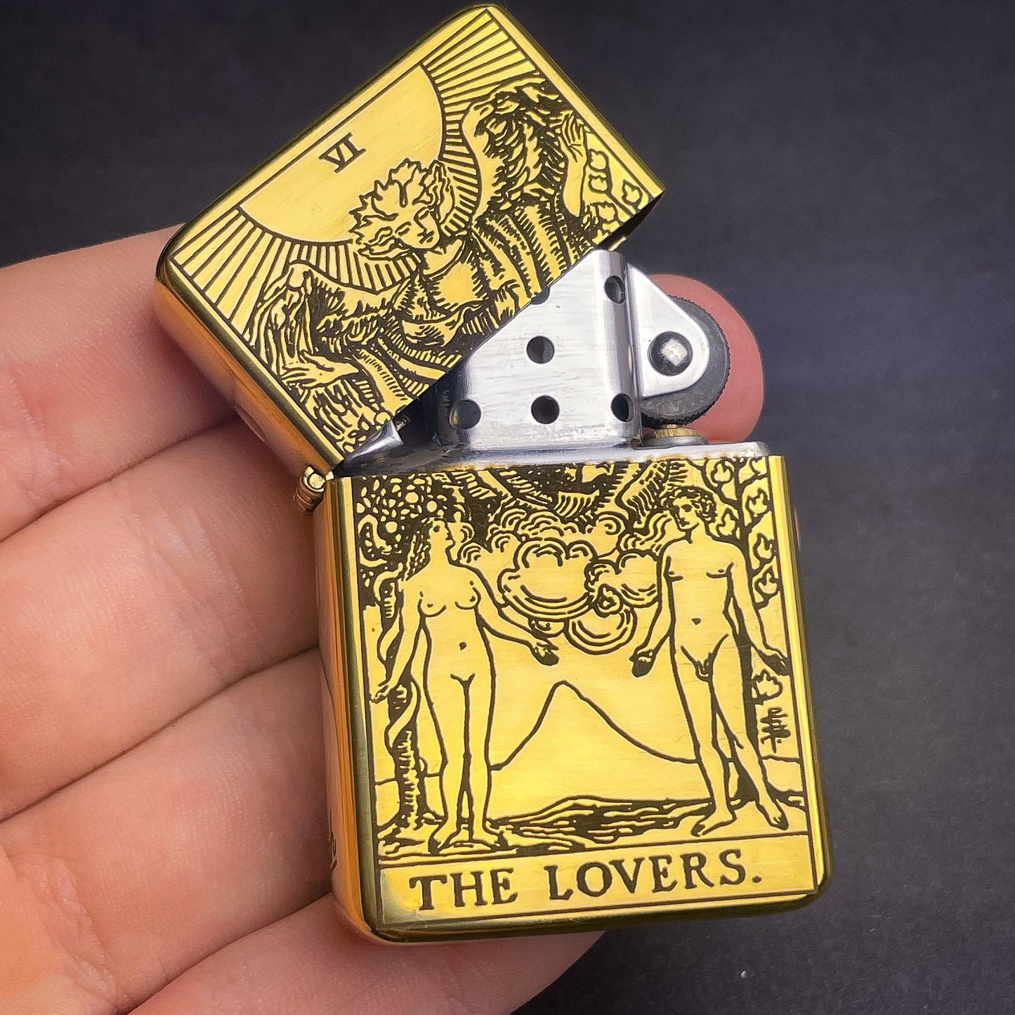 The Lovers Tarot Card Lighter