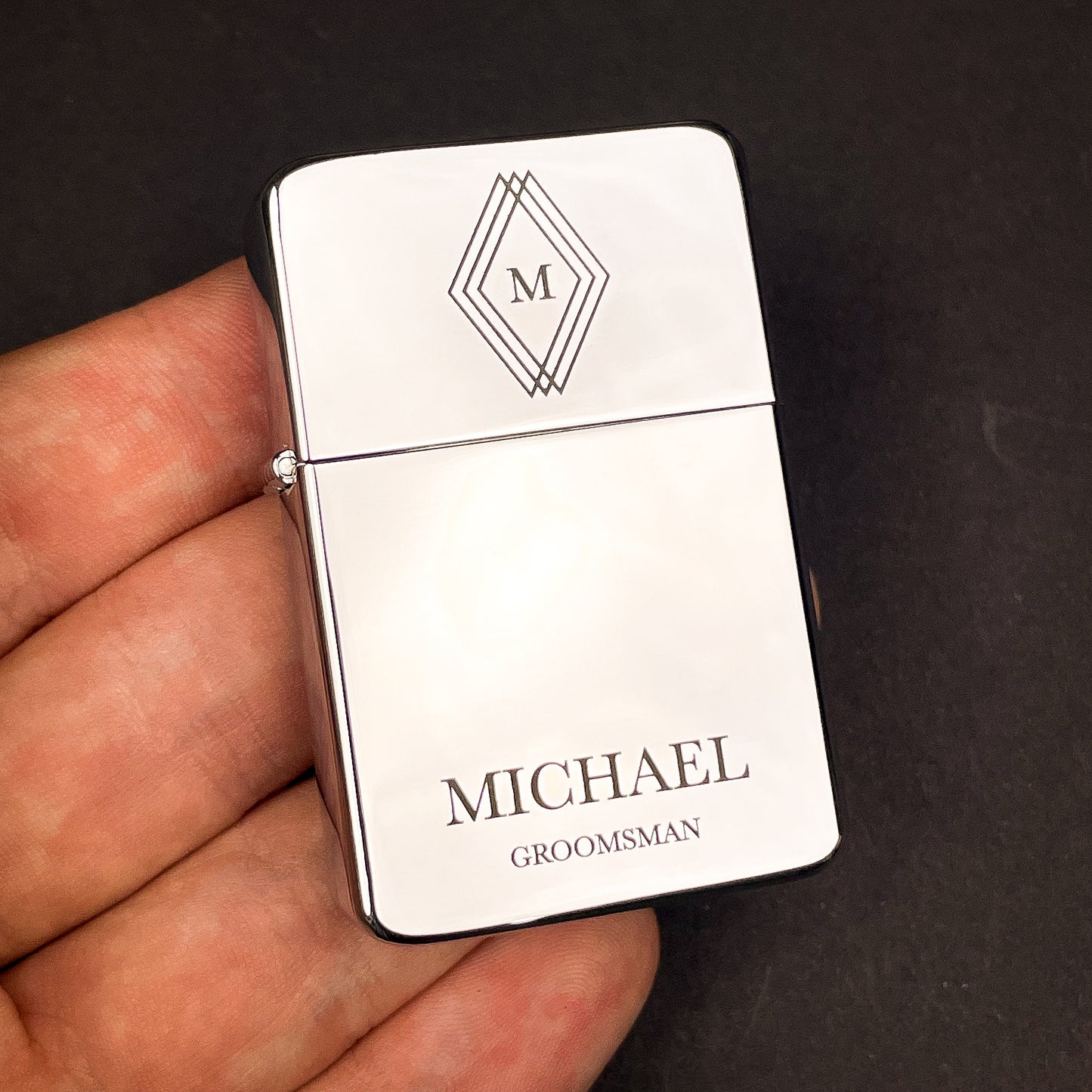 Diamond Crest Groomsmen Lighter