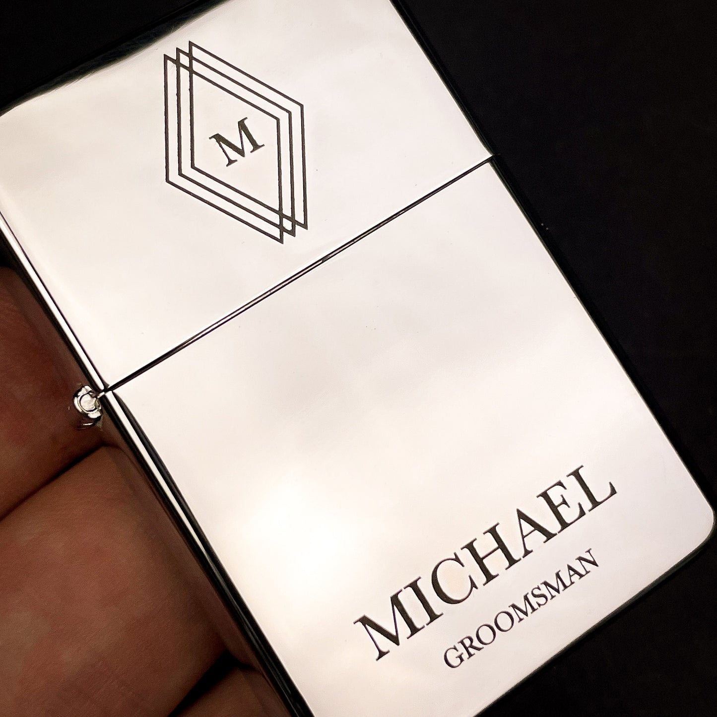 Diamond Crest Groomsmen Lighter