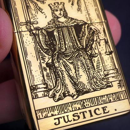 Justice Tarot Card Lighter