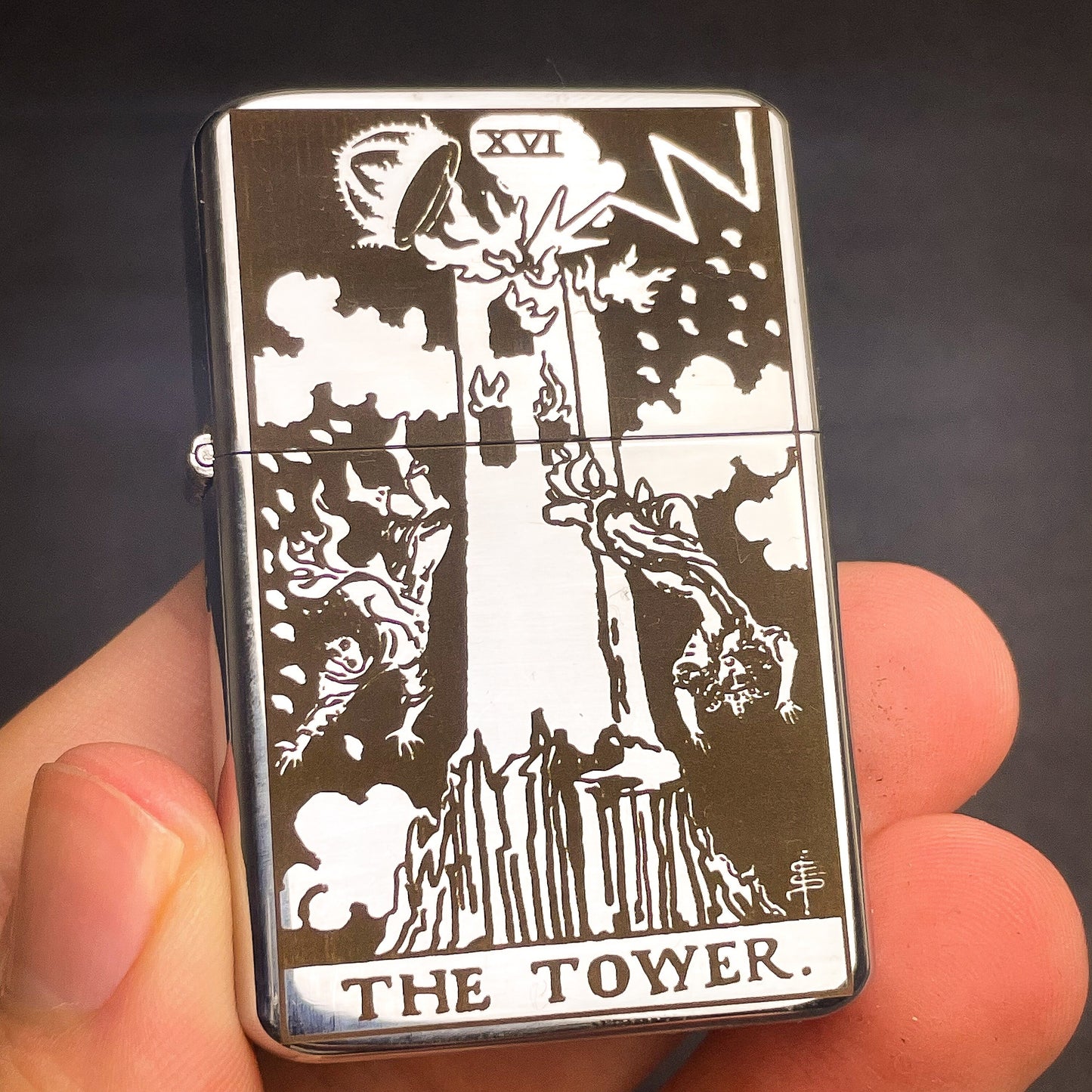 The Tower Tarot Card Lighter