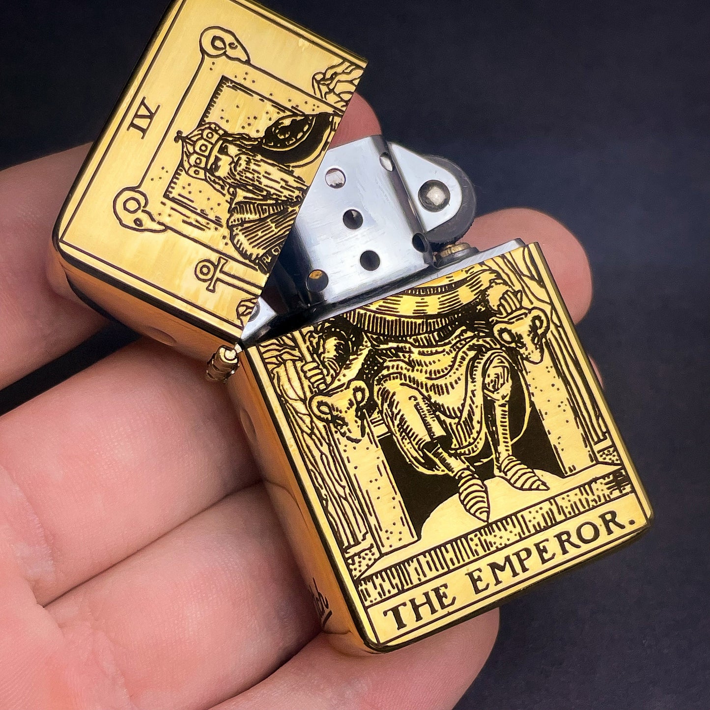 The Emperor Tarot Card Lighter