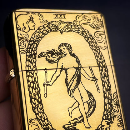 The World Tarot Card Lighter