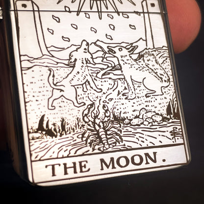 The Moon Tarot Card  Lighter