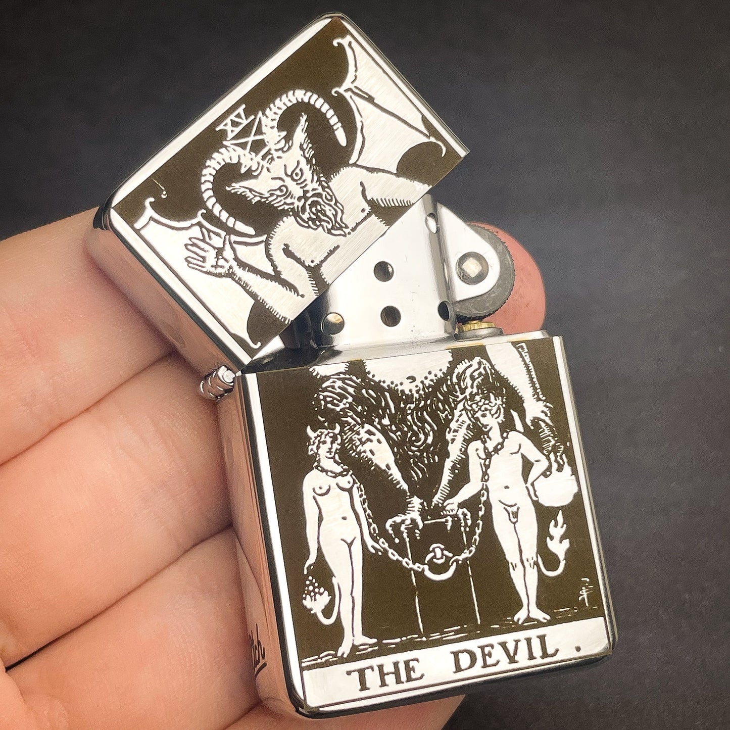 The Devil Tarot Card Lighter