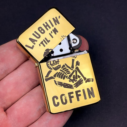 Laughing Till I'm Coffin Lighter