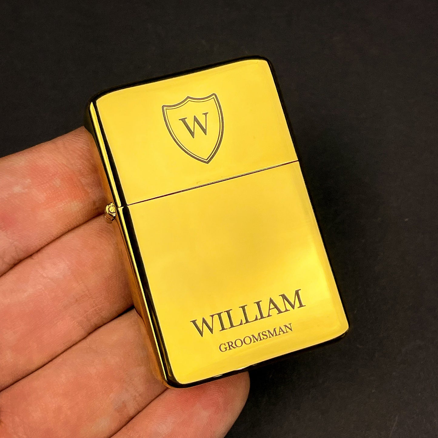 Sheild Crest Groomsmen Lighter