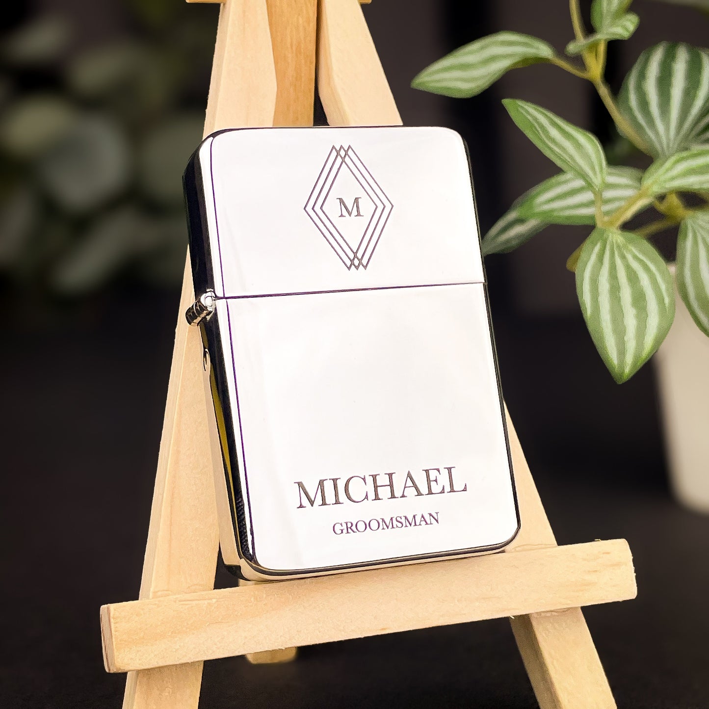 Diamond Crest Groomsmen Lighter