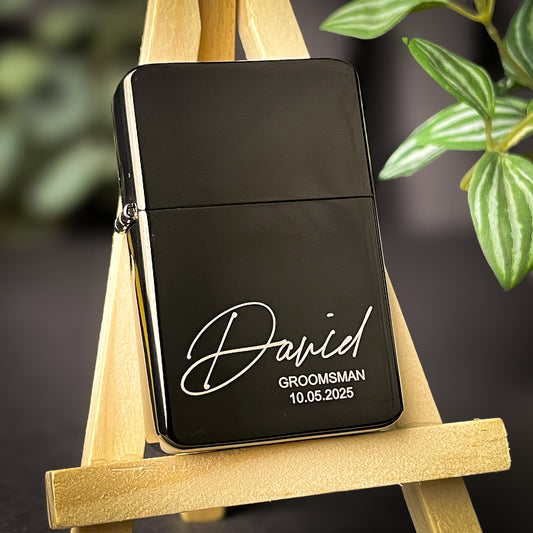 Handwritten Groomsmen Lighter