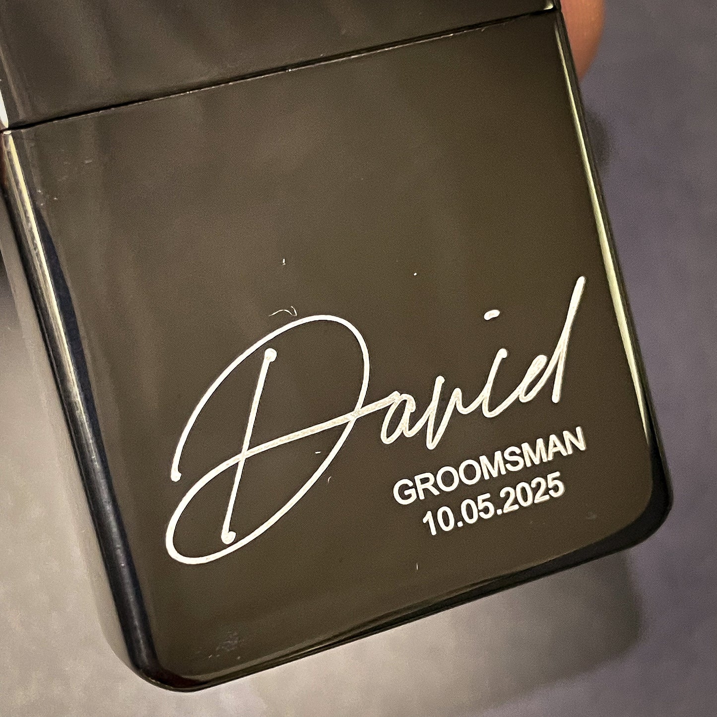 Handwritten Groomsmen Lighter