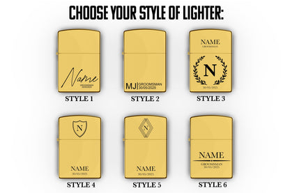 Diamond Crest Groomsmen Lighter